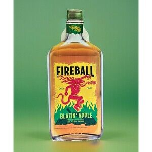 Fireball Blazin’ Apple Whisky Bar Man Cave Advertisement Cardboard Display  NEW